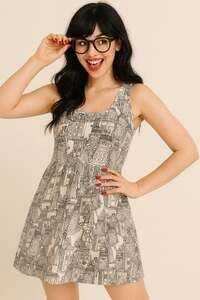 Her Universe Doctor Who Bad Guys Tank Dress Cyberman Weeping Angels